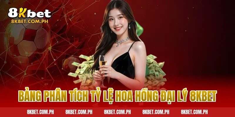 Bảng phân tích tỷ lệ hoa hồng đại lý 8kbet